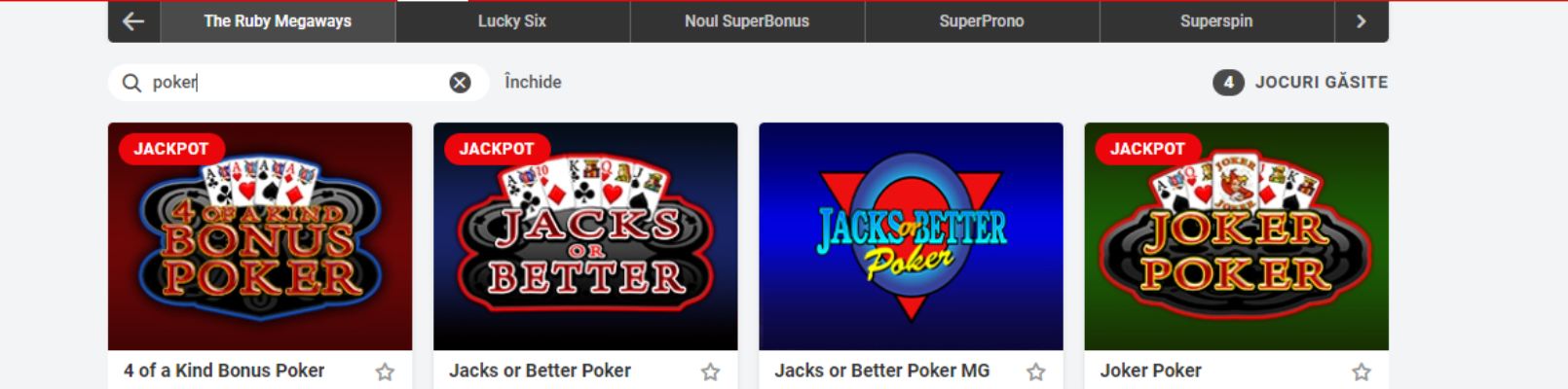 video poker superbet ghid
