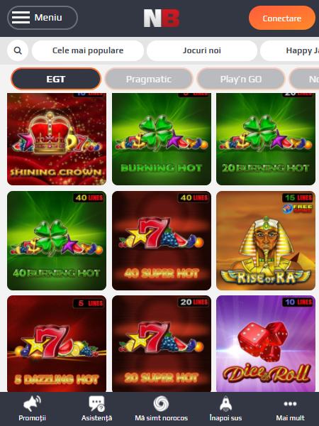 netbet cazinouri online egt