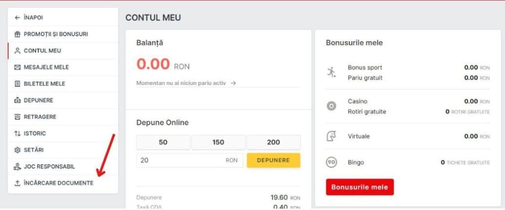 verificare cont superbet