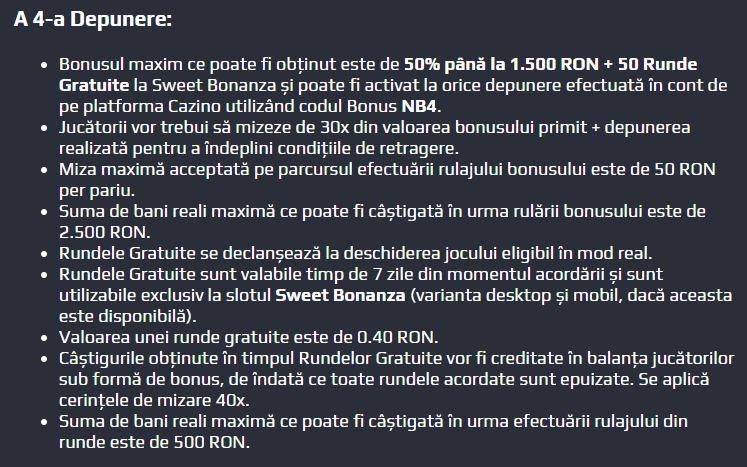 bonus bun venit netbet