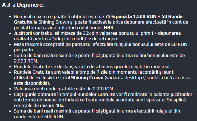 bonus bun venit netbet