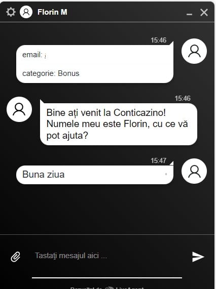 livechat agent florin