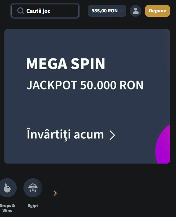 pasul 1 depunere conti