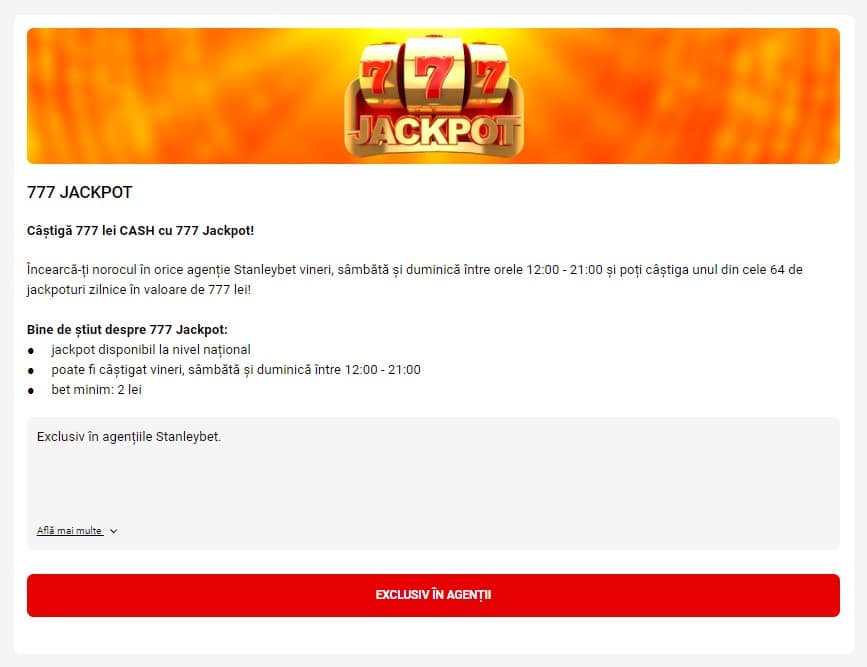 promoții stanleybet cu premii