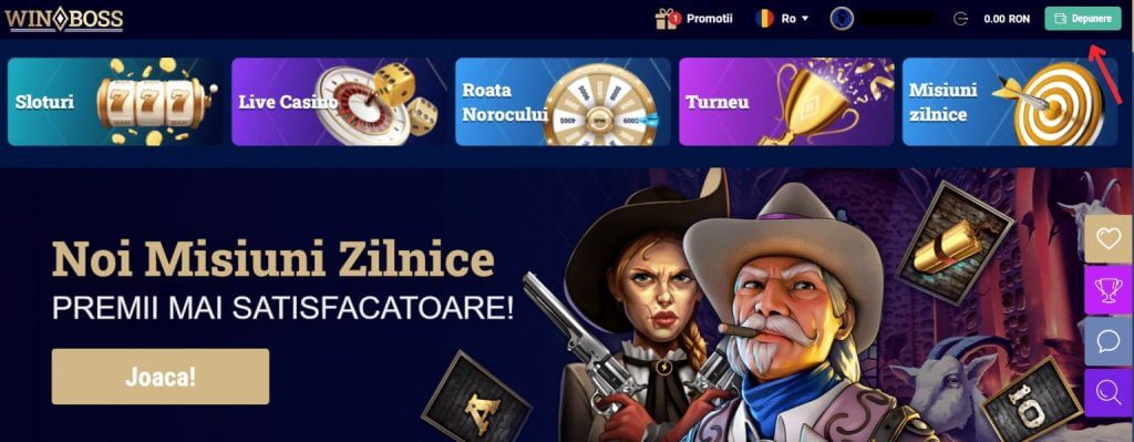 depunere winboss