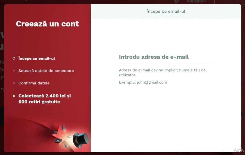 înregistrare magic jackpot
