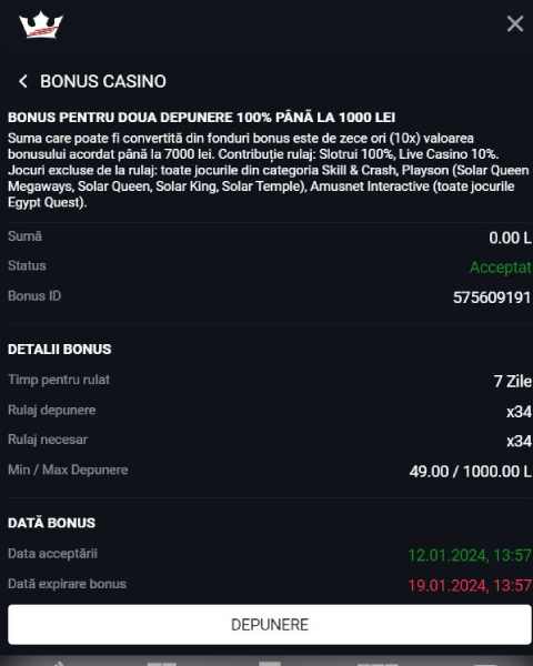 las vegas bonus acceptat