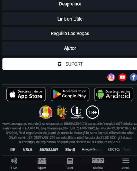 las vegas descarca aplicatia