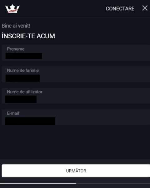 las vegas inregistrare formular cont