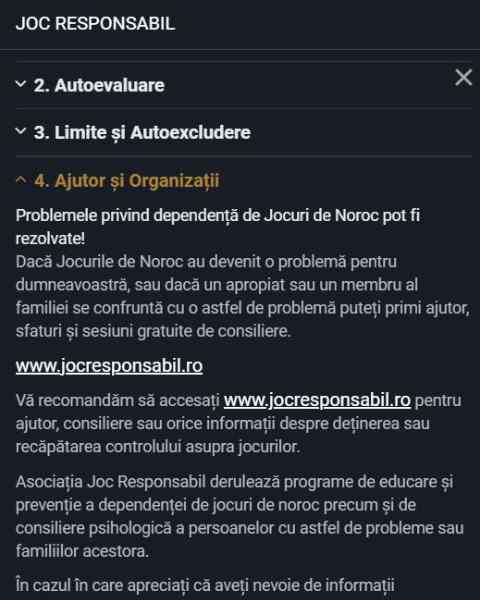 las vegas joc responsabil ajutor specializat