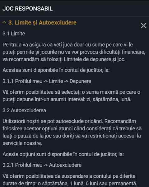 las vegas joc responsabil informatii