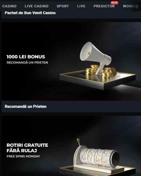 las vegas promotii cu premii oferta