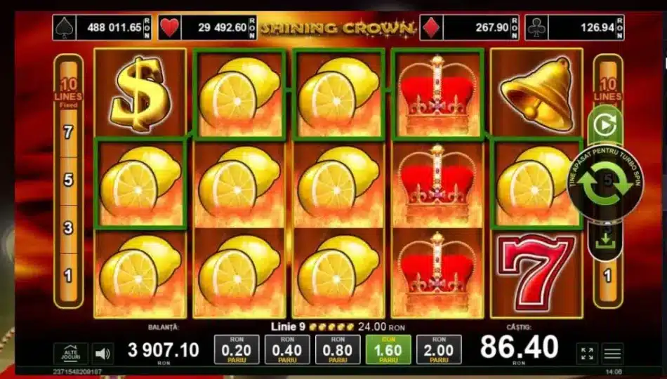 las vegas shining crown castig