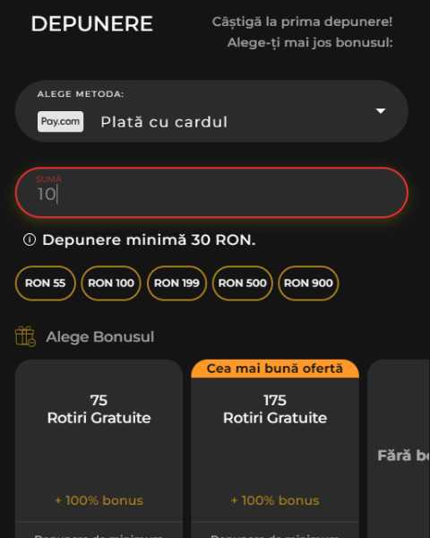 princess casino depunere card