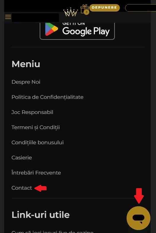 princess casino footer contact