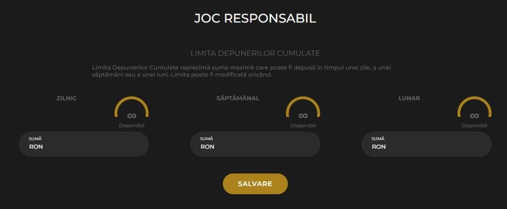 princess casino joc responsabil limite