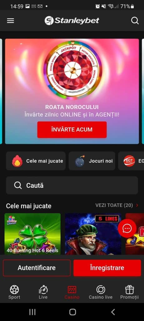 descărcare aplicație