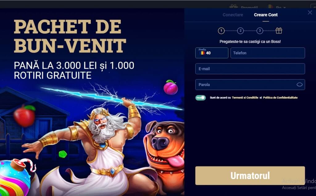 winboss inregistrare