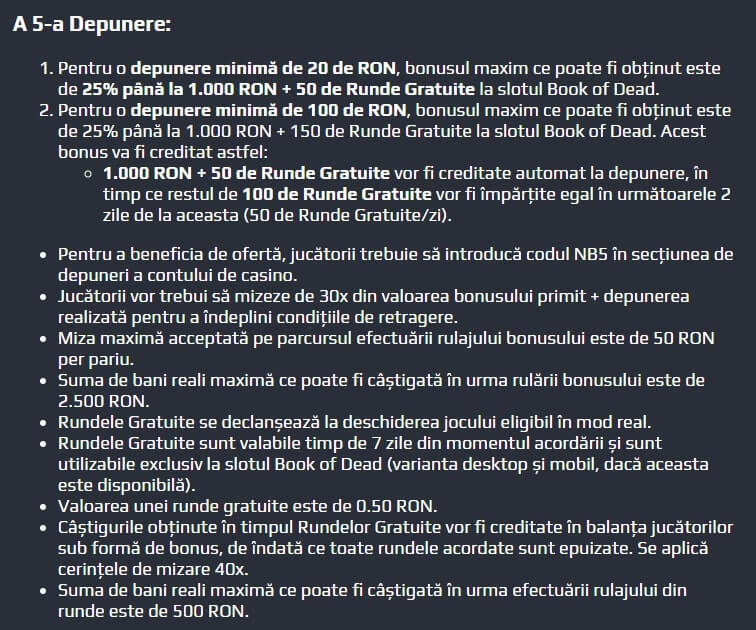 bonus bun venit netbet