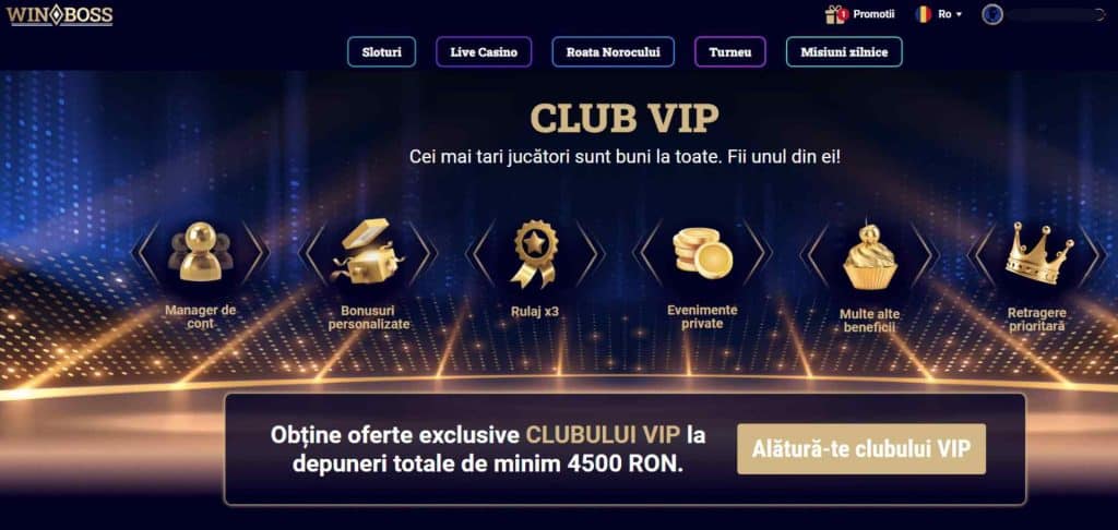 devino membru club vip winboss casino