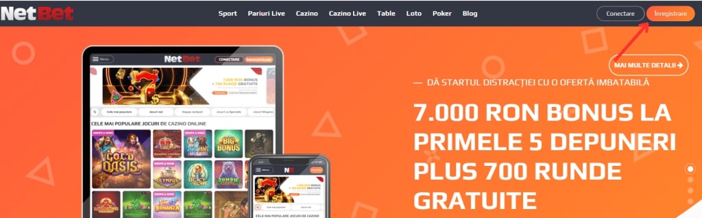 inregistrare netbet