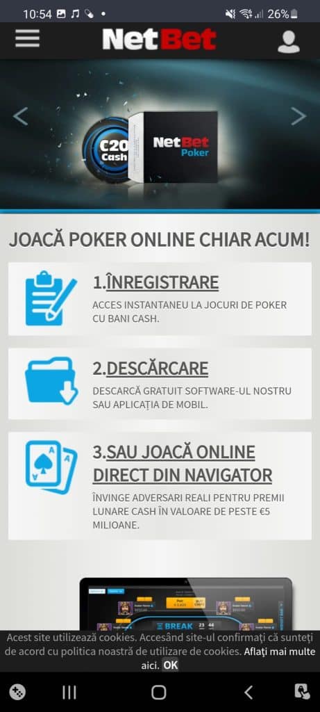 netbet aplicatie