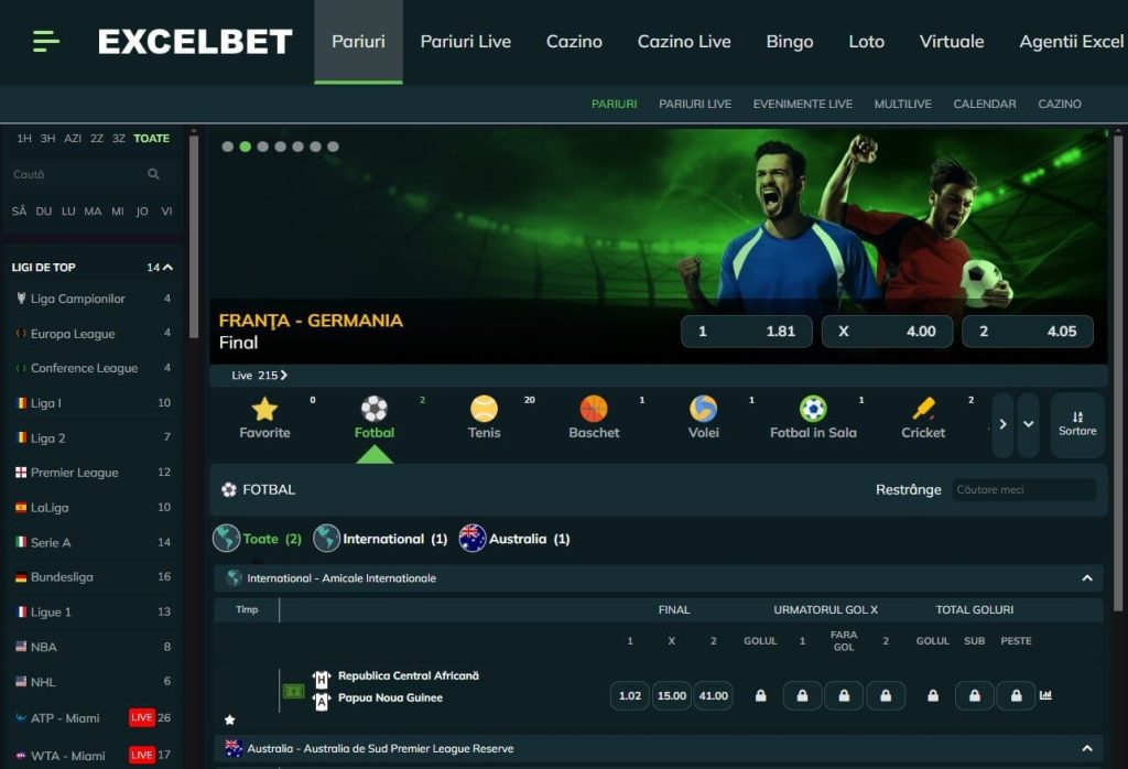 excelbet pariuri sportive