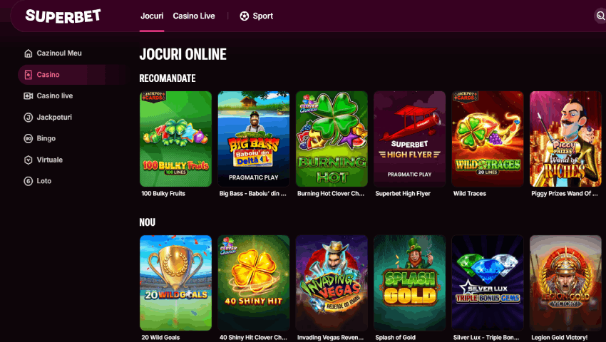 Jocuri Superbet care platesc