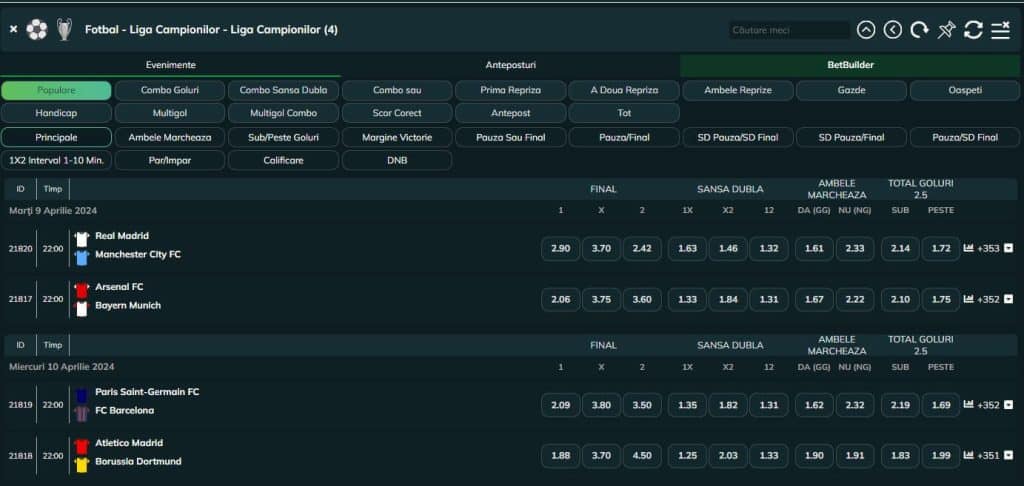 excelbet pariuri sportive