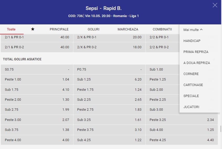 betmen pariuri sportive