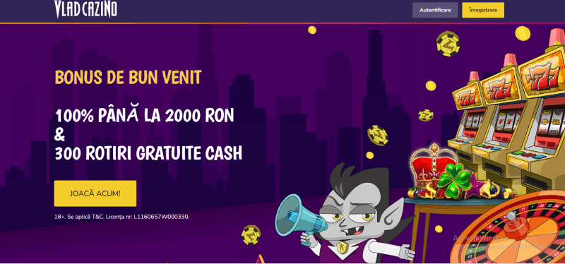 cod bonus vlad cazino
