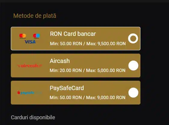 exemplu retragere mastercard