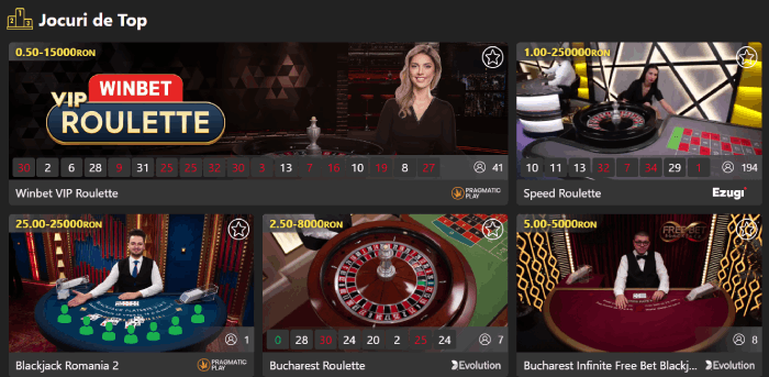winbet casino ruleta
