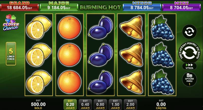 Burning Hot Clover Chance demo