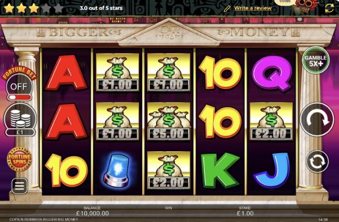 cops n robbers slot