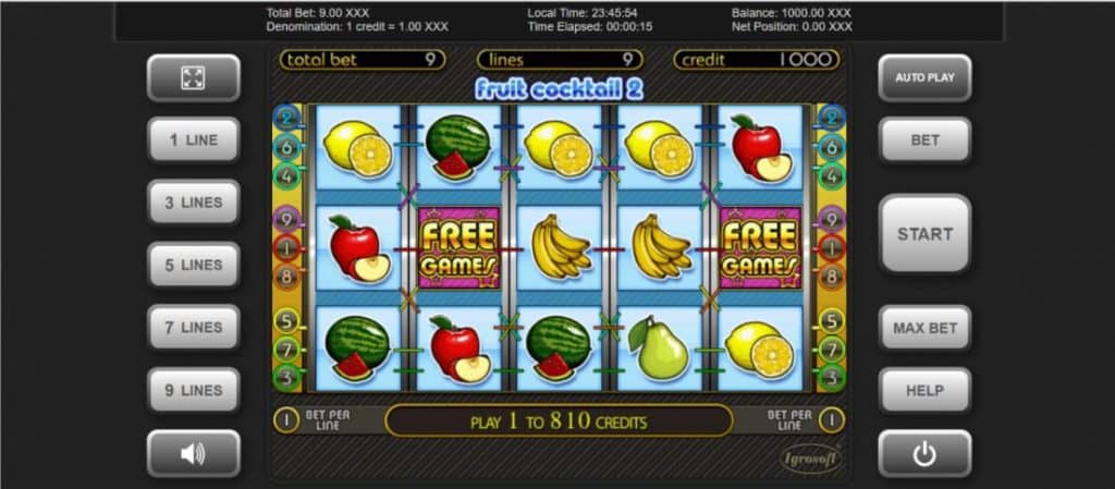 fruit cocktail 2 gratis