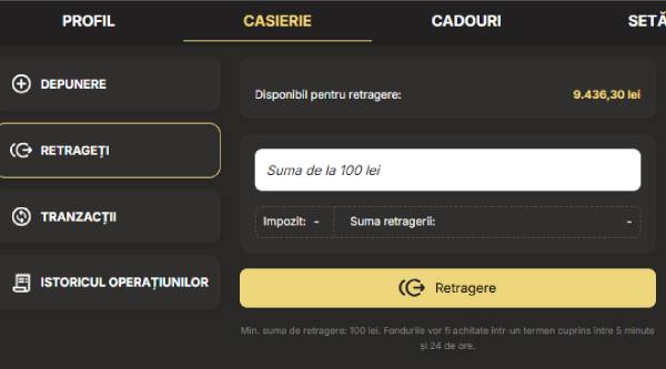 retragere la cazinouri