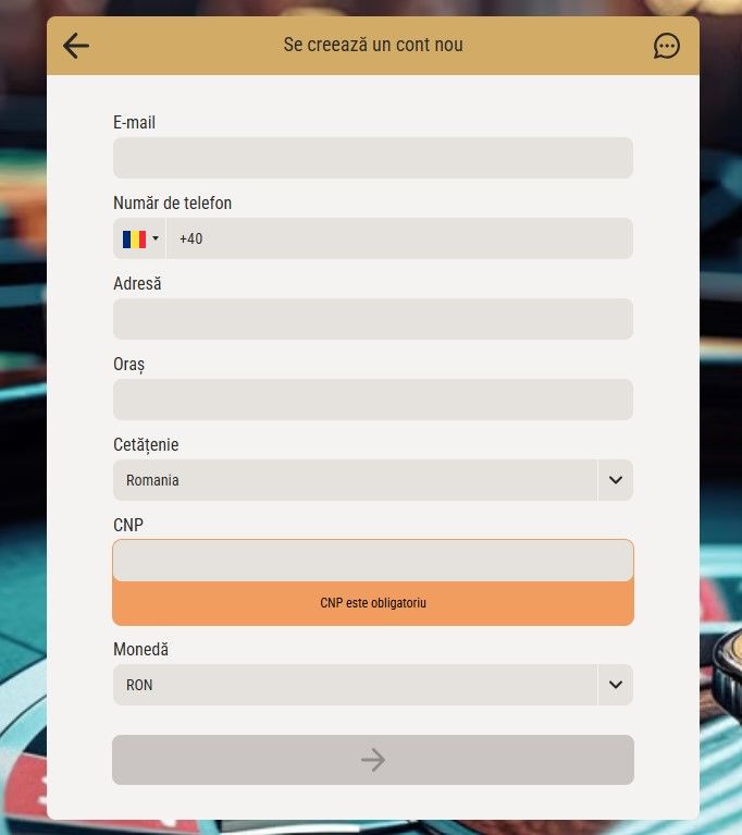 inregistrare one casino