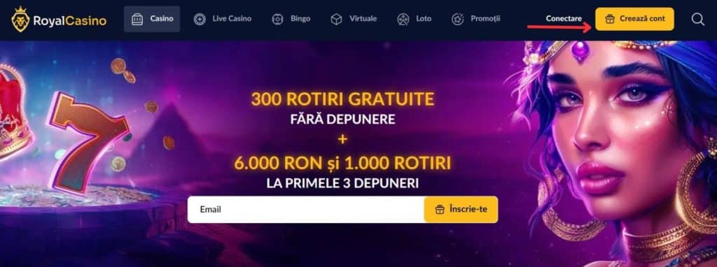 inregistrare royal casino