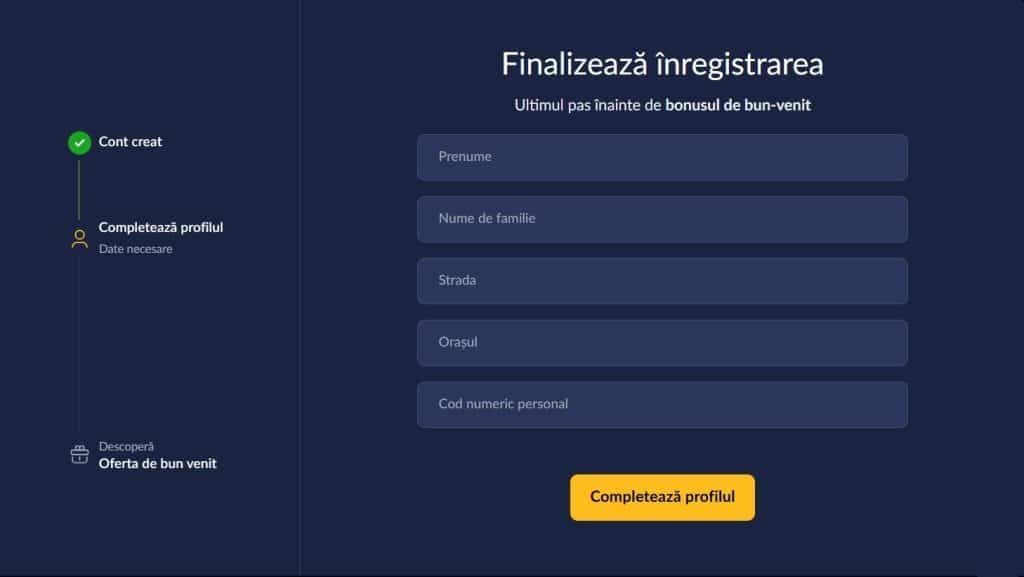inregistrare royal casino