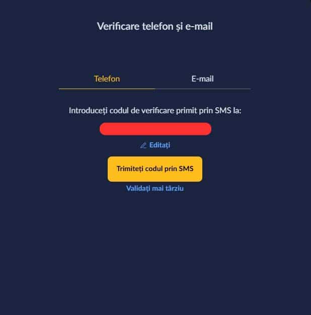 verificare cont royal casino