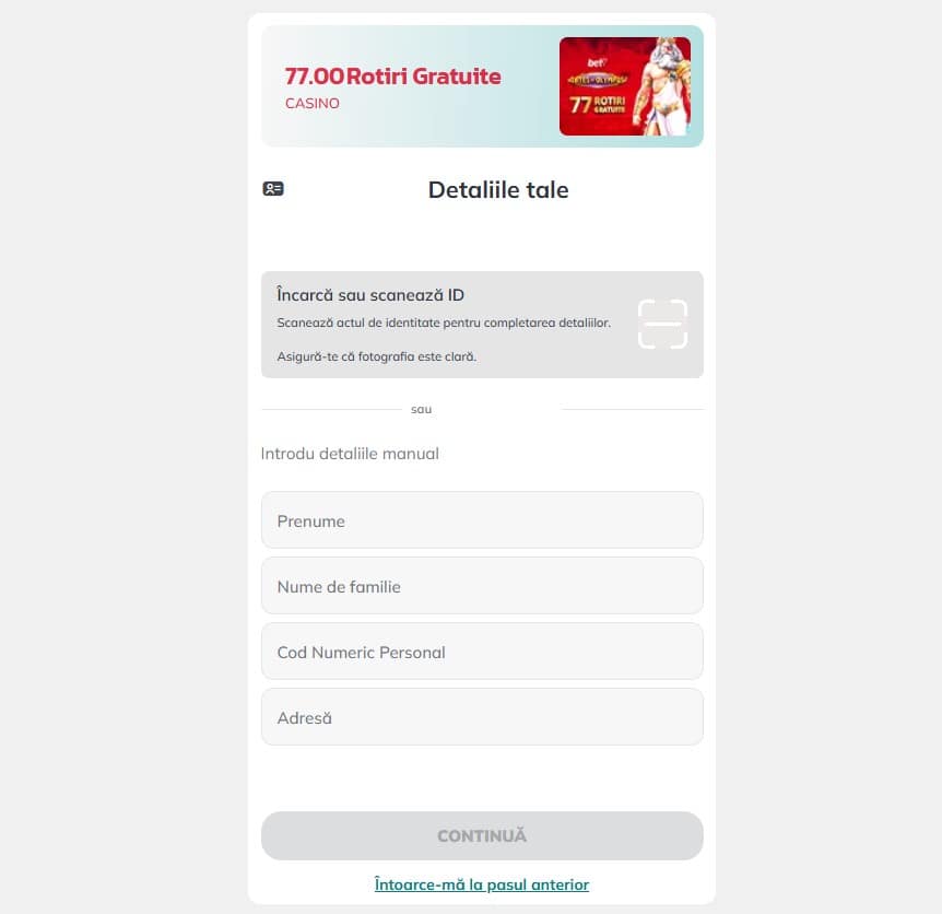 inregistrare bet7 casino