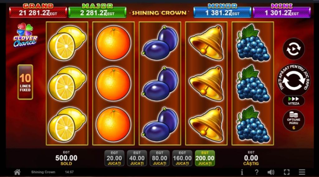 shining crown clover chance