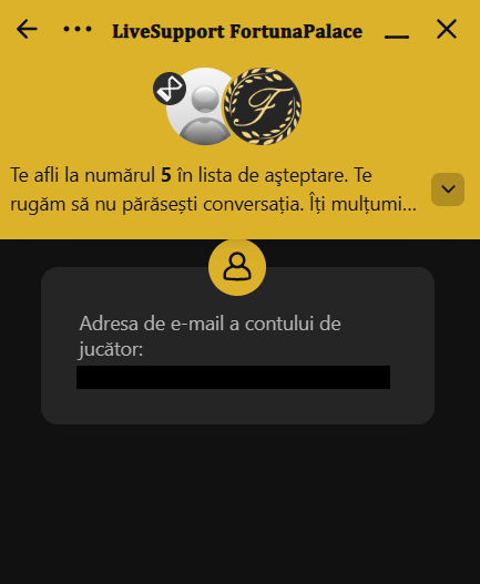 fortuna palace live chat