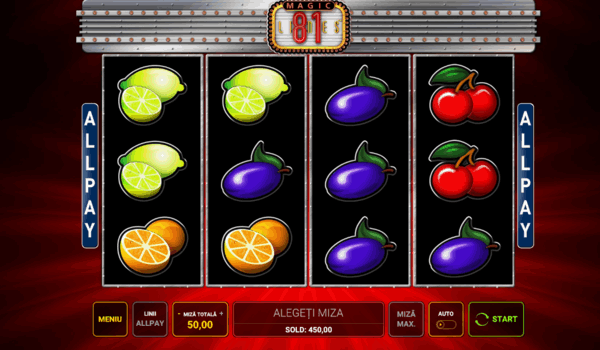 Magic 81 online grafica joc