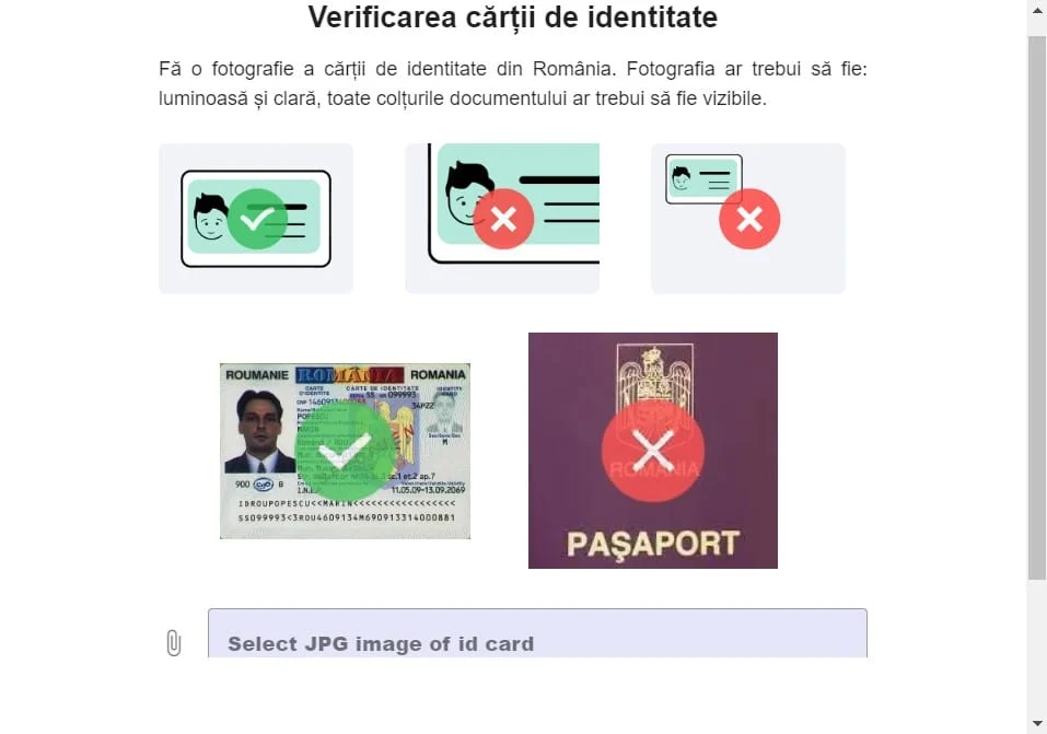 incarcare documente pentru verificare cont prima casino