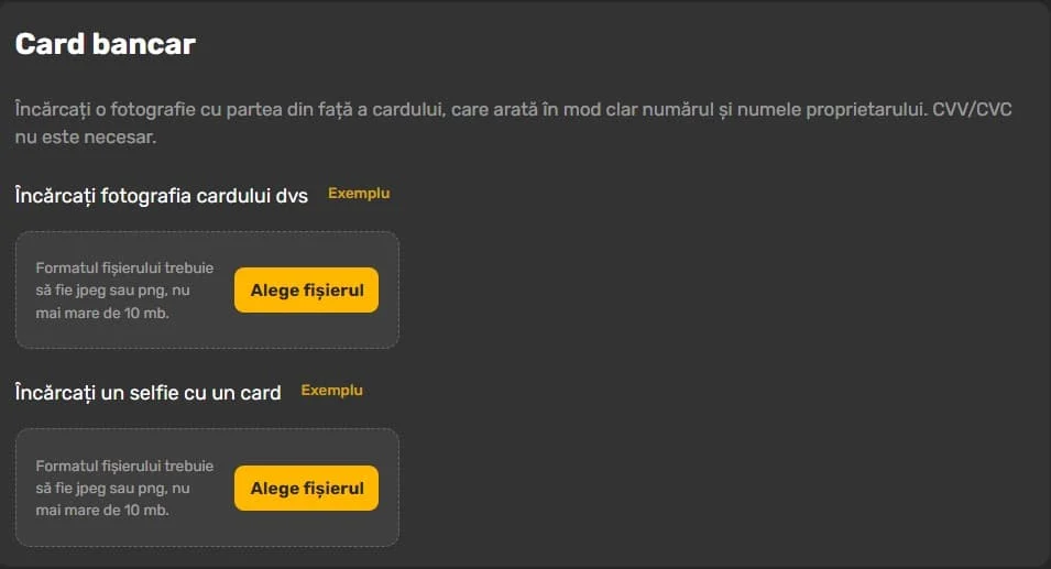 cum verifici metoda de plata la prima casino