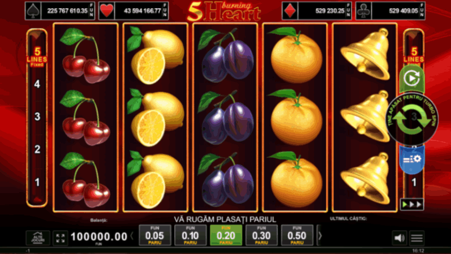 5 burning heart gratis